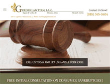 Tablet Screenshot of gerdeslaw.net